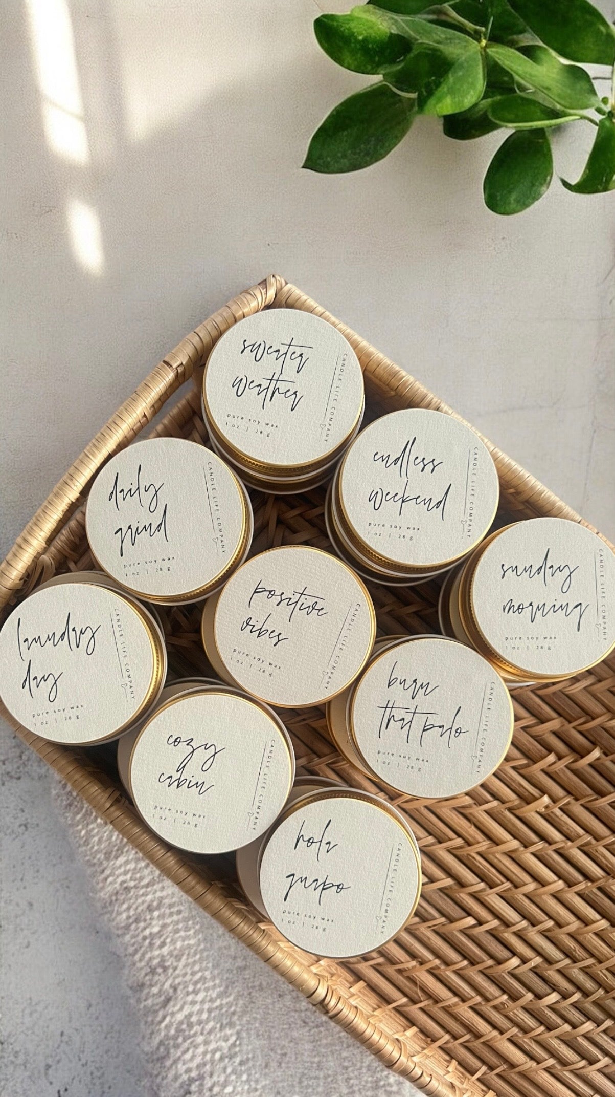 The Discovery Set | 9-Piece Soy Candle Sample Collection
