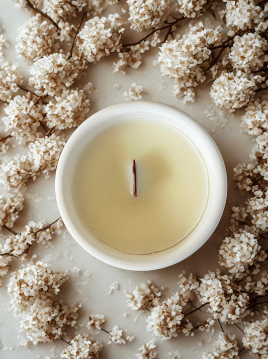Laundry Day Concrete Candle